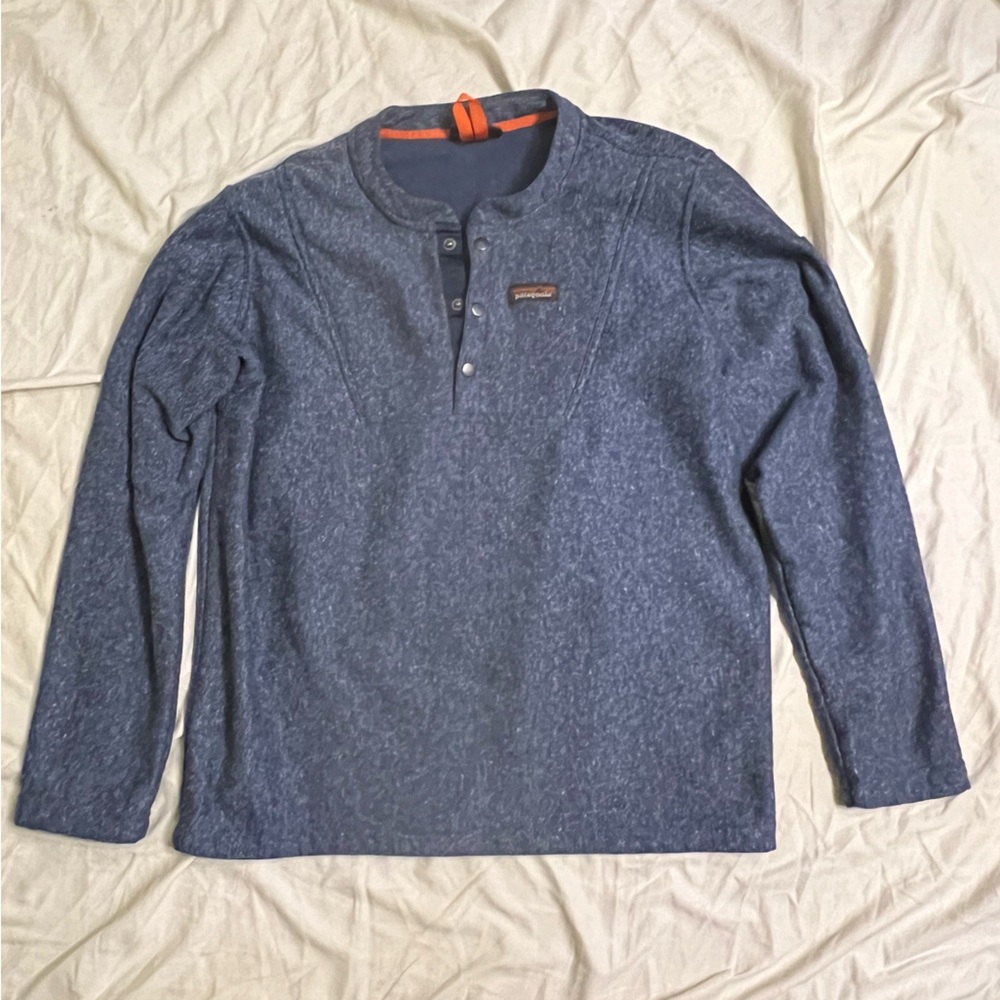 Patagonia Better Button-up Men's Blue Sweater Medium